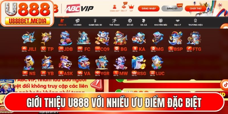 Giới thiệu U888 với nhiều ưu điểm đặc biệt