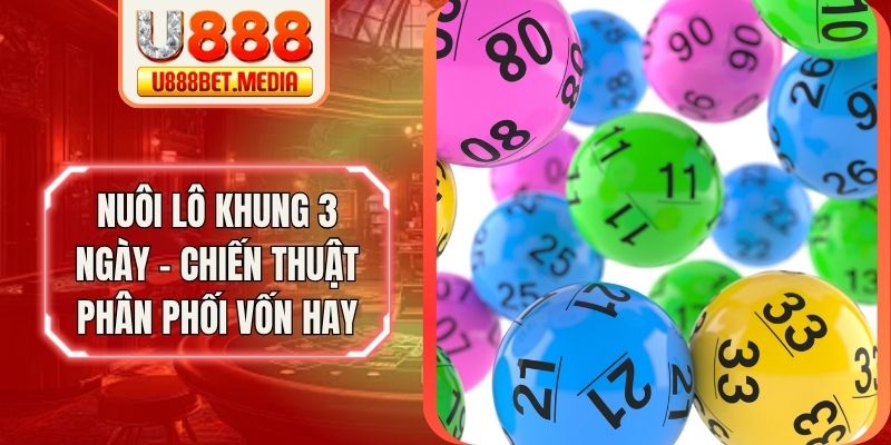 Nuôi Lô Khung 3 Ngày - Chiến Thuật Phân Phối Vốn Hay